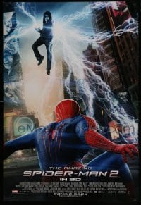 3g088 AMAZING SPIDER-MAN 2 int'l advance DS 1sh 2014 angry Electro above Andrew Garfield!