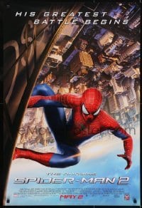 3g087 AMAZING SPIDER-MAN 2 advance DS 1sh 2014 Andrew Garfield, his greatest battle begins, unrated!