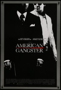 3g093 AMERICAN GANGSTER 1sh 2007 Denzel Washington, Russell Crowe, Ridley Scott directed!
