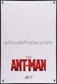 3g101 ANT-MAN teaser DS 1sh 2015 Paul Rudd in title role, Michael Douglas, Evangeline Lilly!