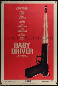 3g122 BABY DRIVER teaser DS 1sh 2017 Ansel Elgort in the title role, Spacey, James, Jon Bernthal!