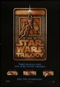 3g026 STAR WARS TRILOGY style F 1sh 1997 George Lucas, Empire Strikes Back, Return of the Jedi!