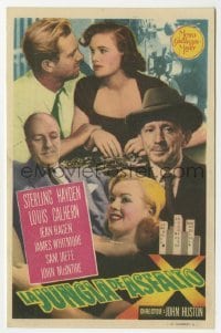 3h104 ASPHALT JUNGLE Spanish herald 1951 Marilyn Monroe, Sterling Hayden, John Huston, different!