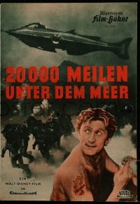 3h570 20,000 LEAGUES UNDER THE SEA German program 1956 Jules Verne classic, Kirk Douglas, different