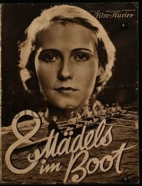 3h430 8 GIRLS IN A BOAT German program 1932 Acht Madels im Boot, cool all-female rowing team!