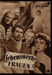 3h573 ADORABLE CREATURES German program 1953 French comedy with Martine Carol & Danielle Derrieux!