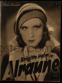 3h431 ALRAUNE German program 1930 Brigitte Helm is created in scientific experiment, very rare!