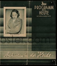 3h434 BACK IN THE COUNTRY German program 1936 Dahinten in der Heide, Hilde Weissner, Hans Stuwe