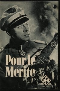 3h049 POUR LE MERITE German herald 1938 Nazi World War I propaganda with Bohme & Hartmann!