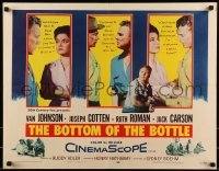 3j557 BOTTOM OF THE BOTTLE 1/2sh 1956 alcoholic Van Johnson, Joseph Cotten, Ruth Roman, Jack Carson