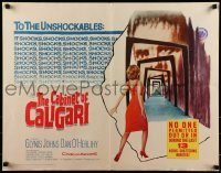 3j562 CABINET OF CALIGARI 1/2sh 1962 written by Robert Bloch, it shocks the unshockables!