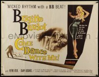 3j579 COME DANCE WITH ME 1/2sh 1960 Voulez-vous Danser avec Moi?, sexy beckoning Brigitte Bardot!