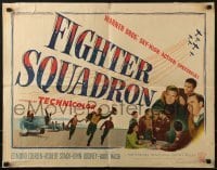 3j628 FIGHTER SQUADRON 1/2sh 1948 Edmond O'Brien, Robert Stack, sky-high action spectacle!