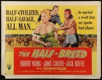 3j672 HALF-BREED style B 1/2sh 1952 Robert Young, Janis Carter, Jack Buetel, Native Americans!