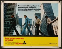 3j698 HOT ROCK 1/2sh 1972 Robert Redford, George Segal, cool cast portrait on the street!