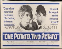 3j816 ONE POTATO, TWO POTATO 1/2sh 1964 Barbara Barrie, forbidden interracial love!