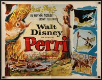 3j827 PERRI 1/2sh 1957 Disney's fabulous first in motion picture story-telling, wacky squirrels!