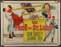 3j839 PRIDE OF ST. LOUIS 1/2sh 1952 Dan Dailey as Cardinals baseball pitcher Dizzy Dean!