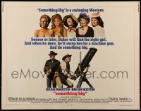 3j900 SOMETHING BIG 1/2sh 1971 Dean Martin w/giant gatling gun & Honor Blackman!