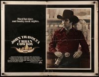 3j960 URBAN COWBOY 1/2sh 1980 great image of John Travolta in cowboy hat with Lone Star beer!