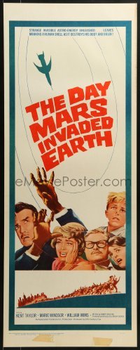 3j081 DAY MARS INVADED EARTH insert 1963 their bodies & brains were destroyed by alien super-minds!