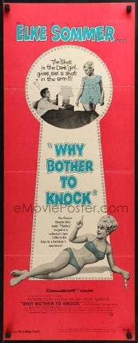 3j095 DON'T BOTHER TO KNOCK insert 1965 super sexy Elke Sommer in bikini, Why Bother to Knock?
