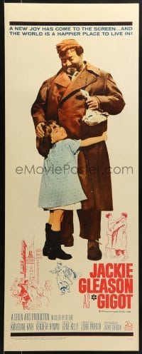 3j133 GIGOT insert 1962 cute Katherine Kath hugs Jackie Gleason, directed by Gene Kelly!