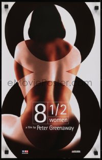 3k974 8 1/2 WOMEN mini poster 1999 Peter Greenaway directed, all men thinks of sex every 9 minutes!