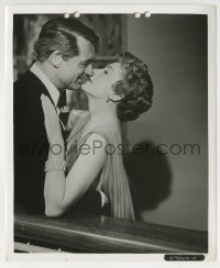3m141 AFFAIR TO REMEMBER 8.25x10 still 1957 c/u of Cary Grant & Deborah Kerr about to kiss!