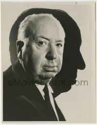 3m145 ALFRED HITCHCOCK TV 7.25x9 still 1979 great c/u by famous silhouette at his AFI Salute!