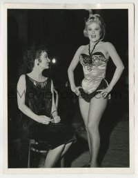 3m047 HELEN MORGAN STORY 7x9.25 news photo 1957 Ann Blyth & Cara Williams Barrymore in costume!