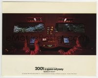 3m062 2001: A SPACE ODYSSEY Cinerama color English FOH LC 1968 pilots bringing Sylvester to the moon