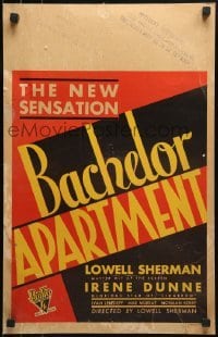 3p018 BACHELOR APARTMENT WC 1931 playboy Lowell Sherman loves Irene Dunne, cool deco design!