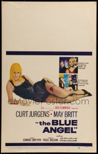 3p034 BLUE ANGEL WC 1959 sexy May Britt liked to know that Curt Jurgens was watching her & hurting!