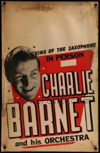 3p044 CHARLIE BARNET & HIS ORCHESTRRA music concert WC 1940s King of the Saxophone in person!