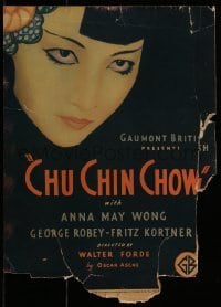 3p047 CHU CHIN CHOW WC 1934 art of Anna May Wong in Ali Baba & the Forty Thieves musical, rare!