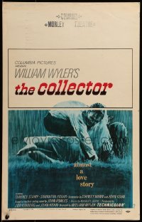 3p048 COLLECTOR WC 1965 art of Terence Stamp & Samantha Eggar, William Wyler directed!