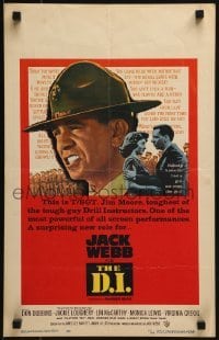 3p051 D.I. WC 1957 great image of U.S. Marine Corps Drill Instructor Jack Webb, who also directed!