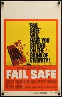 3p069 FAIL SAFE WC 1964 directed by Sidney Lumet, sitting on the brink of eternity!