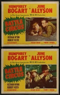 3r884 BATTLE CIRCUS 2 LCs 1953 Humphrey Bogart & June Allyson in the Korean War!