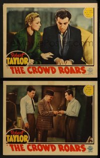 3r911 CROWD ROARS 2 LCs 1938 Robert Taylor w/ Isabel Jewell, Stander, Morgan!