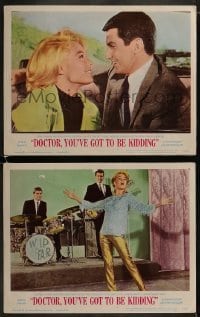 3r922 DOCTOR YOU'VE GOT TO BE KIDDING 2 LCs 1967 great images of pretty Sandra Dee, George Hamilton!