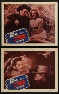 3r951 LADY TAKES A CHANCE 2 LCs R1954 Jean Arthur moves west and falls in love with John Wayne!