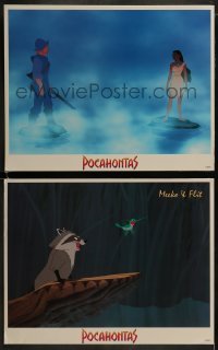 3r970 POCAHONTAS 2 LCs 1995 Walt Disney, Native American Indians, great cartoon images!