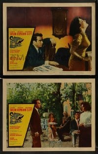 3r982 SUDDENLY, LAST SUMMER 2 LCs 1960 Katherine Hepburn, Liz Taylor, Clift, Tennessee Williams!