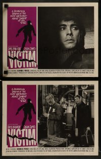 3r992 VICTIM 2 LCs 1962 homosexual Dirk Bogarde is blackmailed, directed by Basil Dearden!