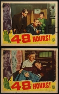 3r778 48 HOURS 3 LCs 1944 no Hitchcock thriller possesses greater cumulative suspense!