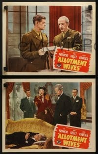 3r657 ALLOTMENT WIVES 4 LCs 1945 sexy Kay Francis, Paul Kelly, Gertrude Michael