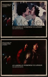3r659 AMERICAN WEREWOLF IN LONDON 4 LCs 1981 David Naughton, Griffin Dunne, directed by John Landis!