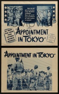 3r030 APPOINTMENT IN TOKYO 8 LCs 1945 Japan, World War II documentary, McArthur, U.S.S. Nimitz!